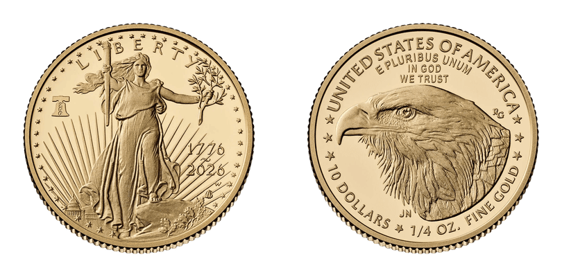 American Eagle Ten Dollar Gold 1986 to Date series coin