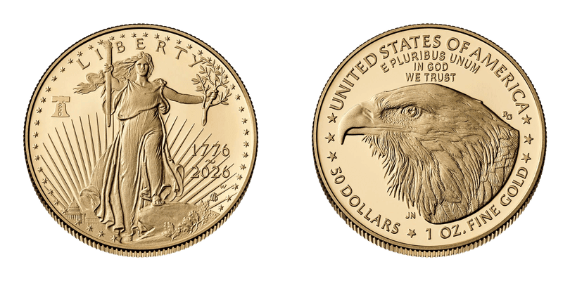 American Eagle Fifty Dollar Gold 1986 to Date series coin