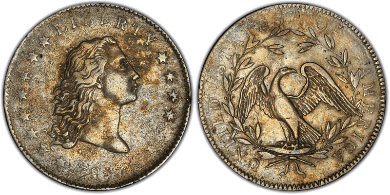 Flowing Hair Dollars 1794-1795 series coin
