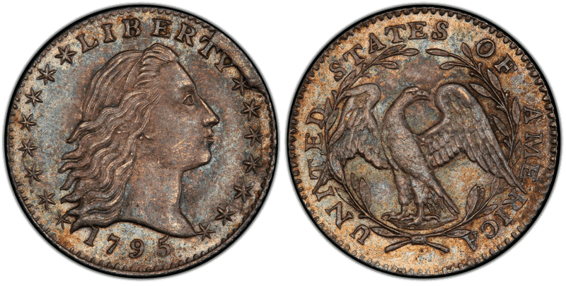 Flowing Hair Half Dimes 1794-1795 series coin