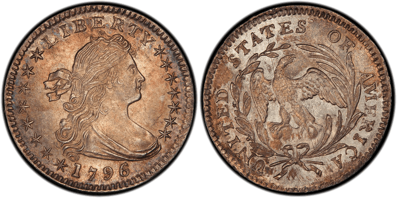 Draped Bust Half Dimes 1796-1805 series coin