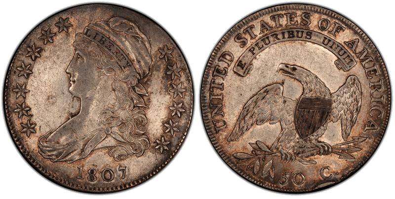 Capped Bust Half Dollars 1807-1839 series coin