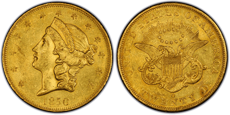 Liberty Head Double Eagles 1849-1907 series coin