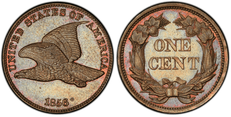Flying Eagle Cents 1856-1858 series coin