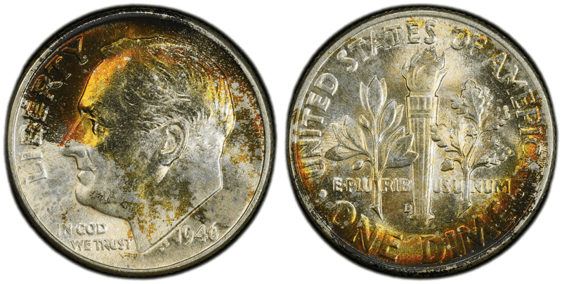 Roosevelt Silver Dimes 1946-1964 series coin