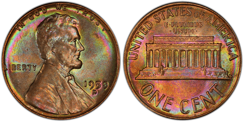 Lincoln Memorial Cents 1959-2008 series coin