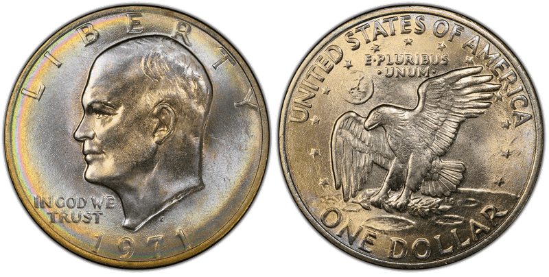 Eisenhower Dollars 1971-1978 series coin
