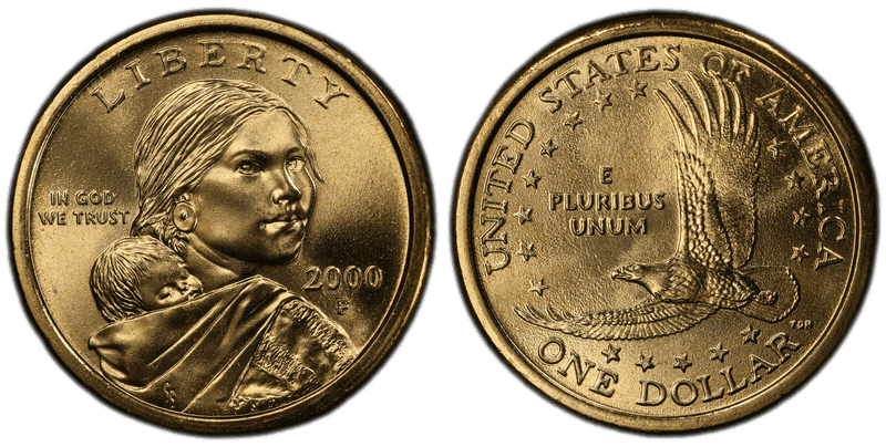 Sacagawea & Native American Dollars 2000 to Date series coin