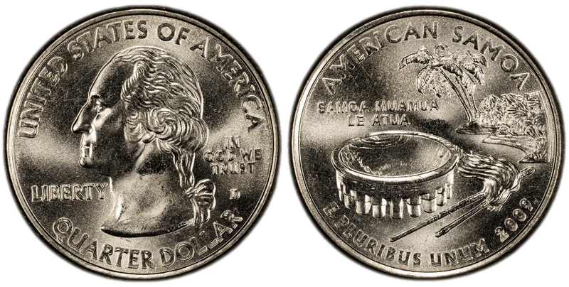 DC & US Territories Quarters 2009 series coin