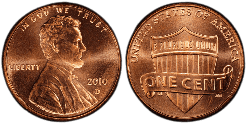 Lincoln Shield Cents 2010 to Date series coin