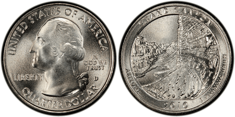 America the Beautiful Quarters 2010-2021 series coin