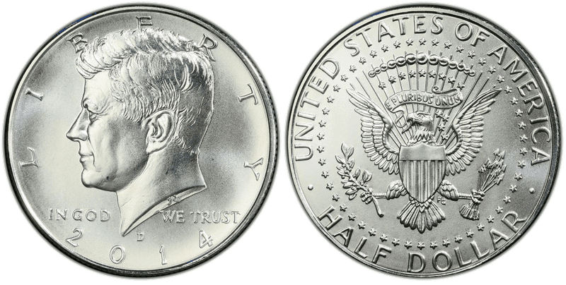 Kennedy Half Dollars 50th Anniversary 2014 series coin