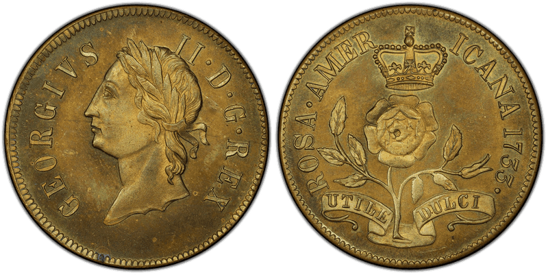 Pre-1776 Private and Regional Issues (1616-1766) series coin