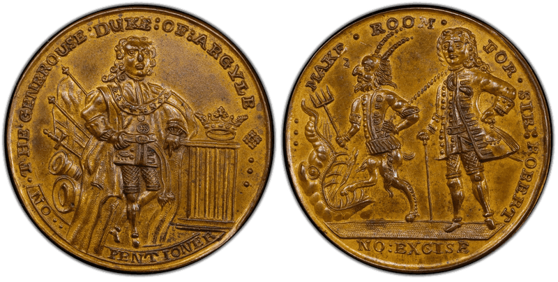 Admiral Vernon Medals series coin