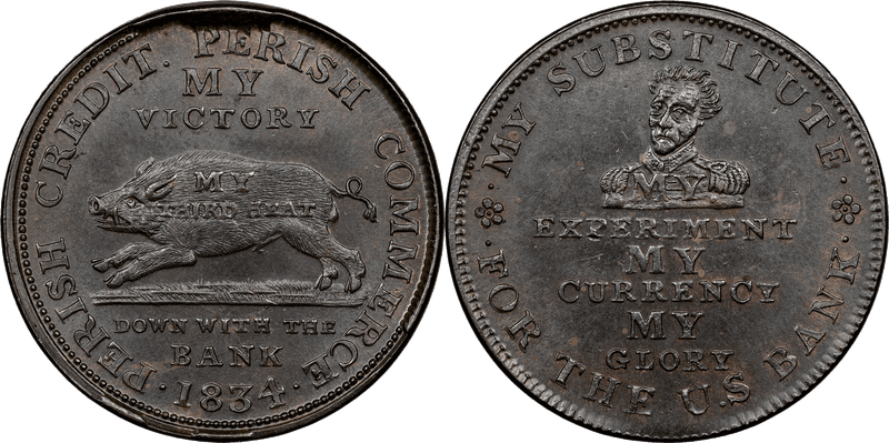 Hard Times Tokens (1824-1860) series coin