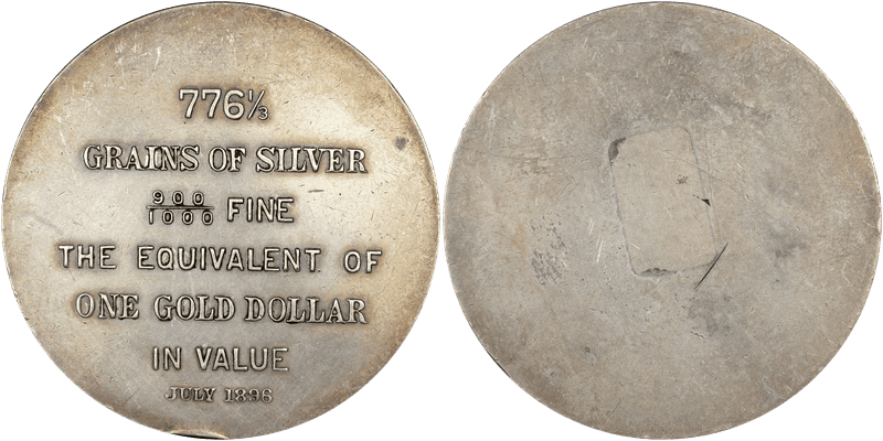 Monetary & Miscellaneous So-Called Dollars series coin